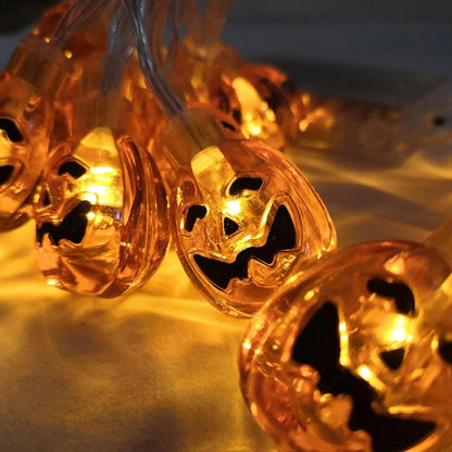 Guirlande LED Lumineuse Halloween Tunisie - CITROUILLE - SQES