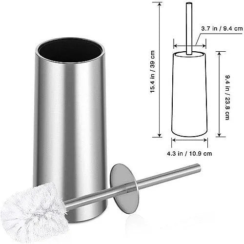 Brosse de Toilette WC en acier inoxydable pour Salle de Bain - SQES