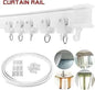 Rail rideau flexible et pliable à fixation plafond - 5m - SQES