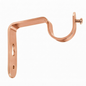 supports muraux en L à crochet en S en aluminium poli DN25 finition or rosé brillant, modèle SIMPLE sqes tunisie