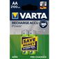 VARTA Pile Rechargeable Recycled LR6 BP2 2100 mAh - Pack de 2