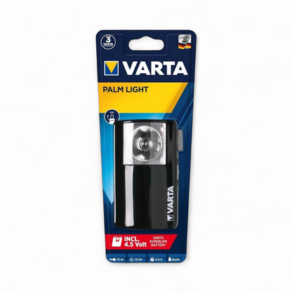 VARTA TORCHE PALM LIGHT 75m,53h,15lm - 4008496977535