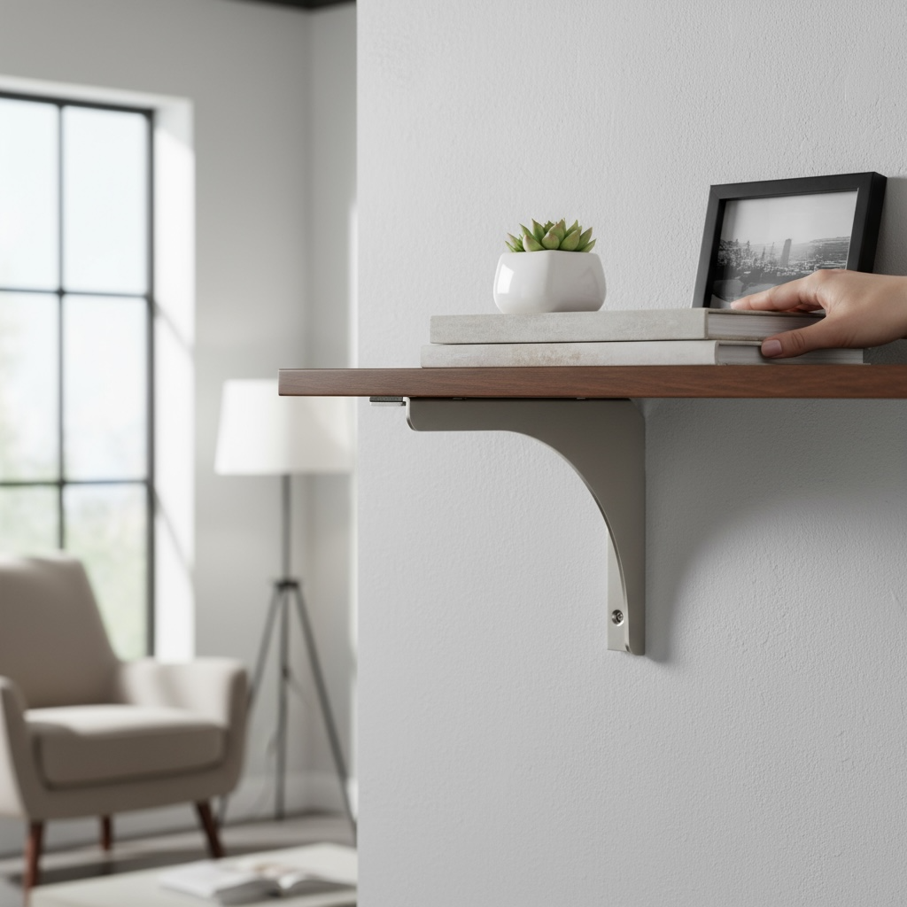 Support étagère inox (2pcs)