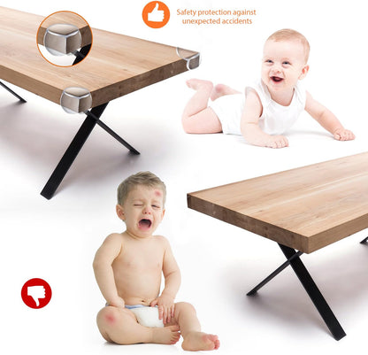 Protecteurs d'angle de table 4 pièces transparents sécurité bébé