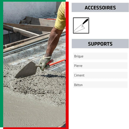 Ciment NOIR Pour tous travaux courants de maçonnerie - Seau 3kg - SQES