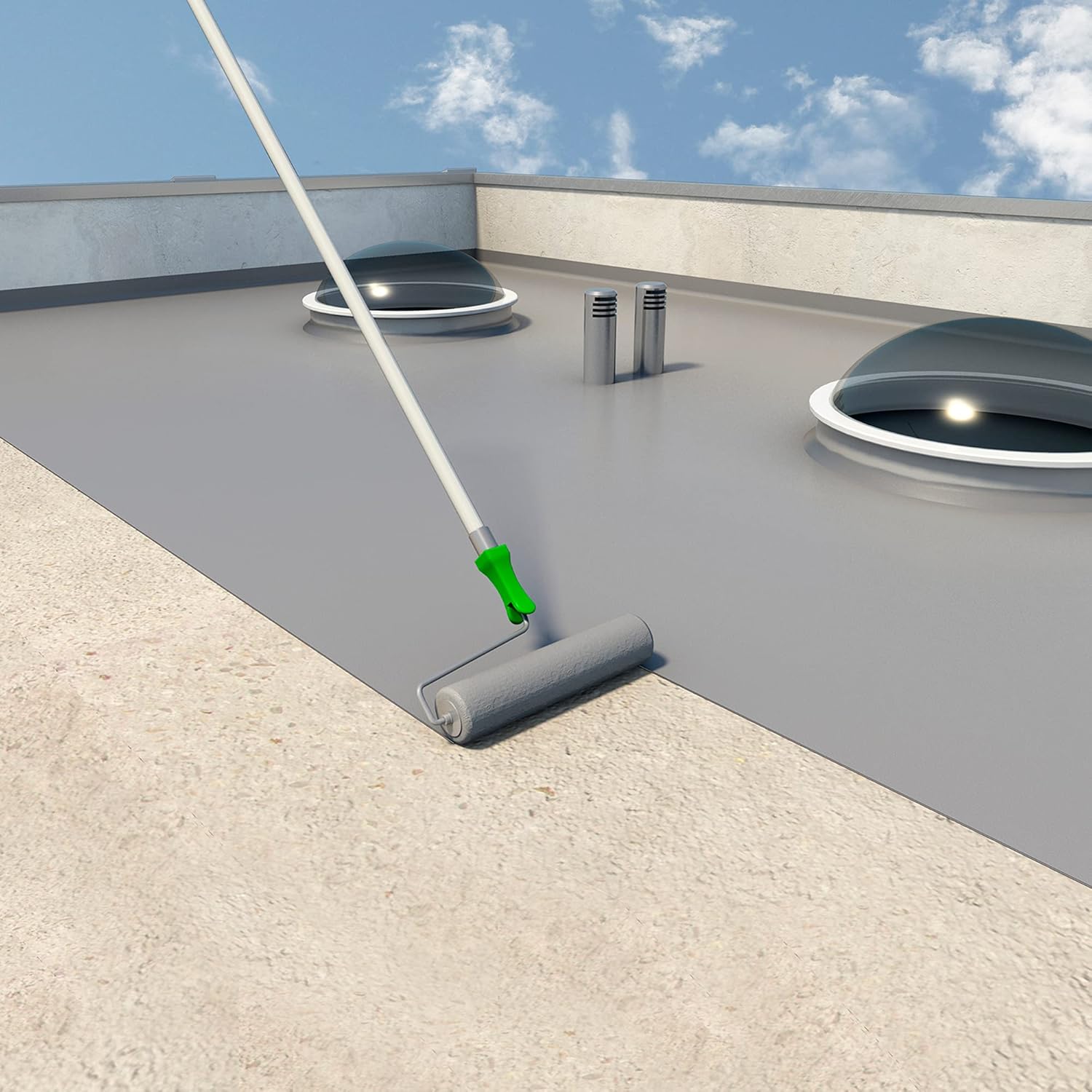 SikaFill®-100 – Revetement Souple d’Etancheite pour Toitures et Facades - SQES