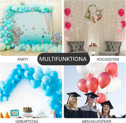 BOSS TAPE Ruban de pastille pour ballons - double faces pour décoration anniversaire - fetes (100pcs) - SQES