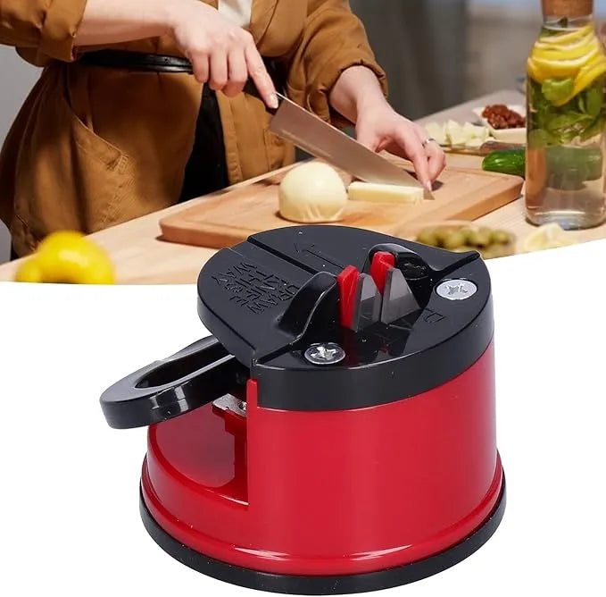 Mini Aiguiseur de couteaux manuel avec ventouse pour cuisine - SQES