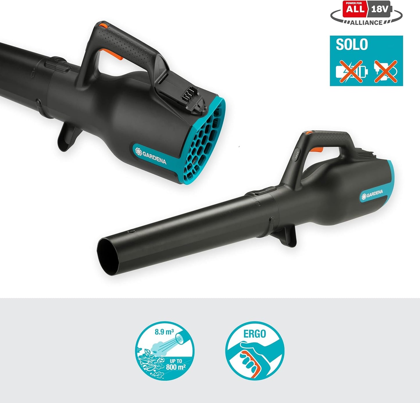 Souffleur à Batterie PowerJet 18V P4A Solo GARDENA