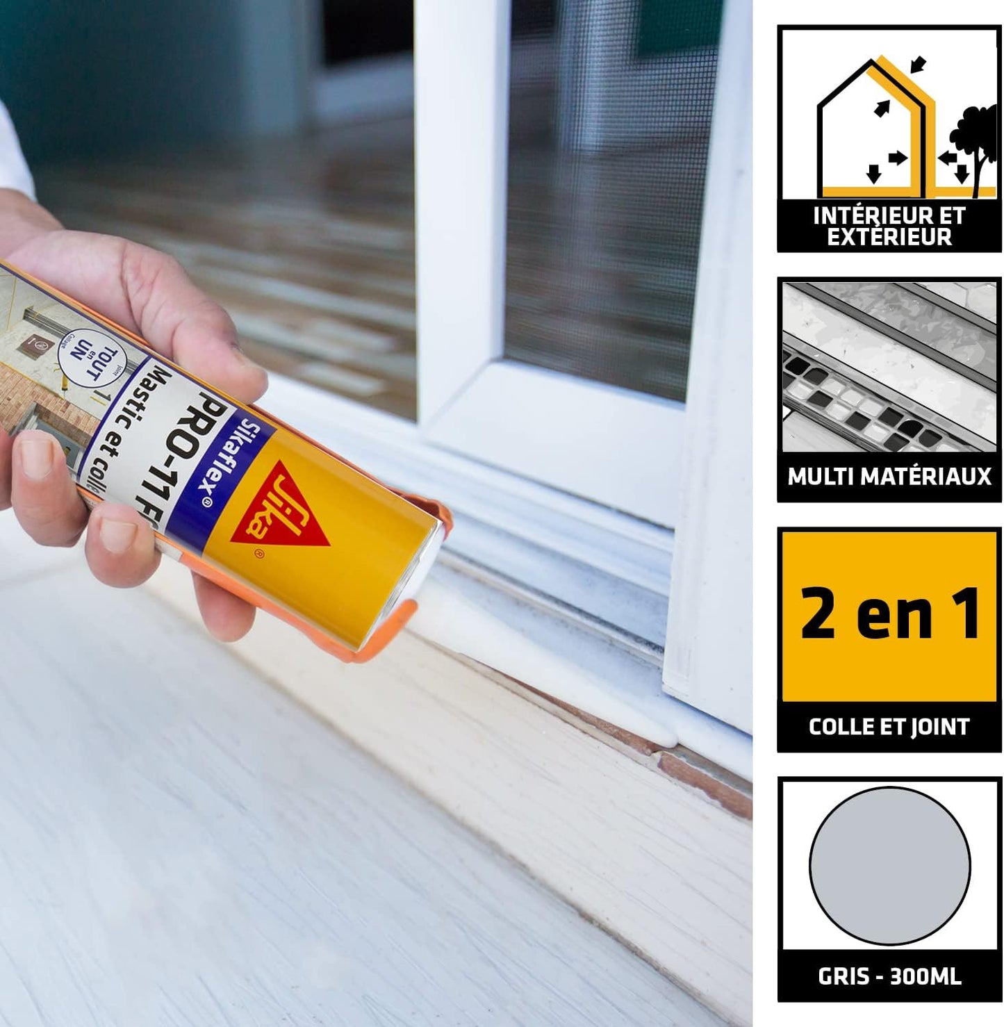 Sikaflex® PRO-11 FC -NOIR 300ml - SQES