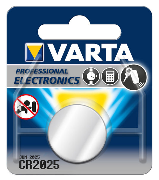 VARTA Pile Bouton CR2025 3V Lithium Compacte