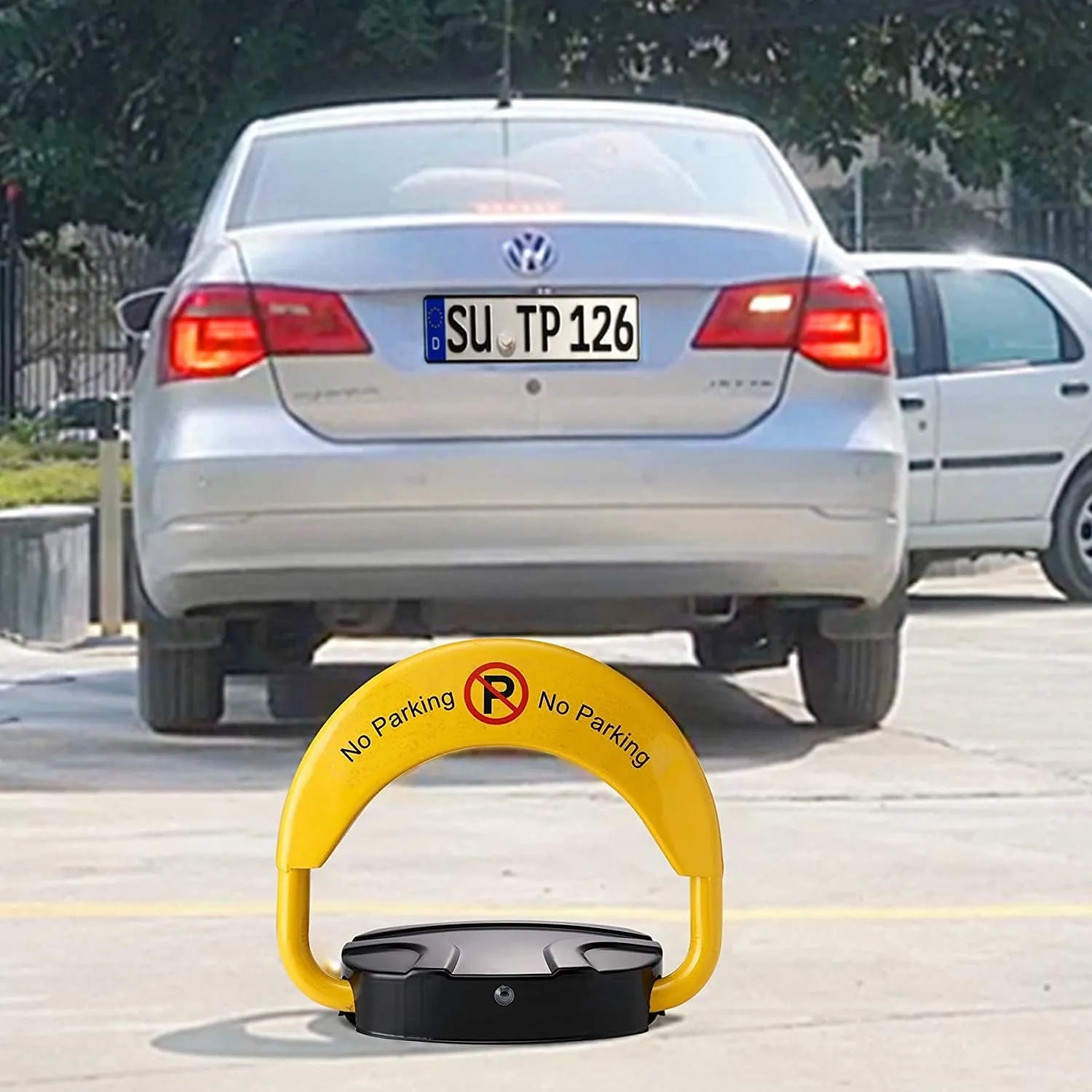 Barrière automatique avec 2 commandes de parking pour voitures - SQES
