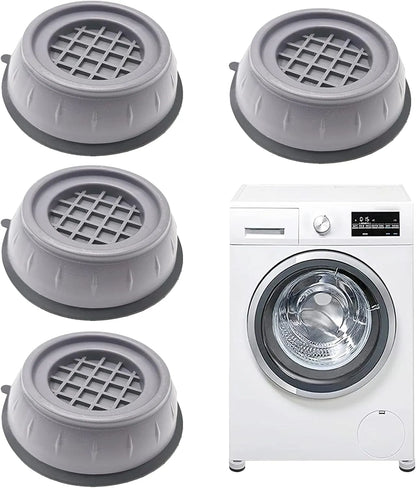 Pied Anti Vibration Machine a Laver Patins, Coussinets de Machine à Laver, Pieds de Machine à Laver, set de 4 Amortisseurs Anti-Vibrations - SQES