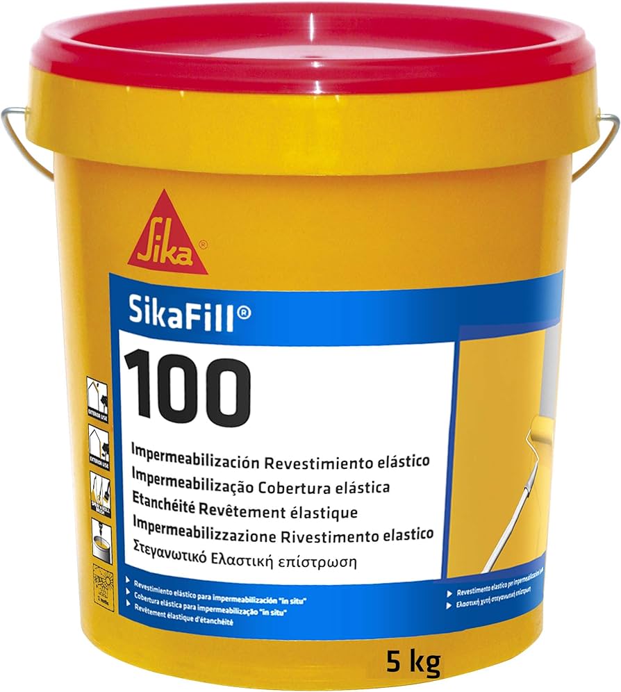 SikaFill®-100 – Revetement Souple d’Etancheite pour Toitures et Facades - SQES