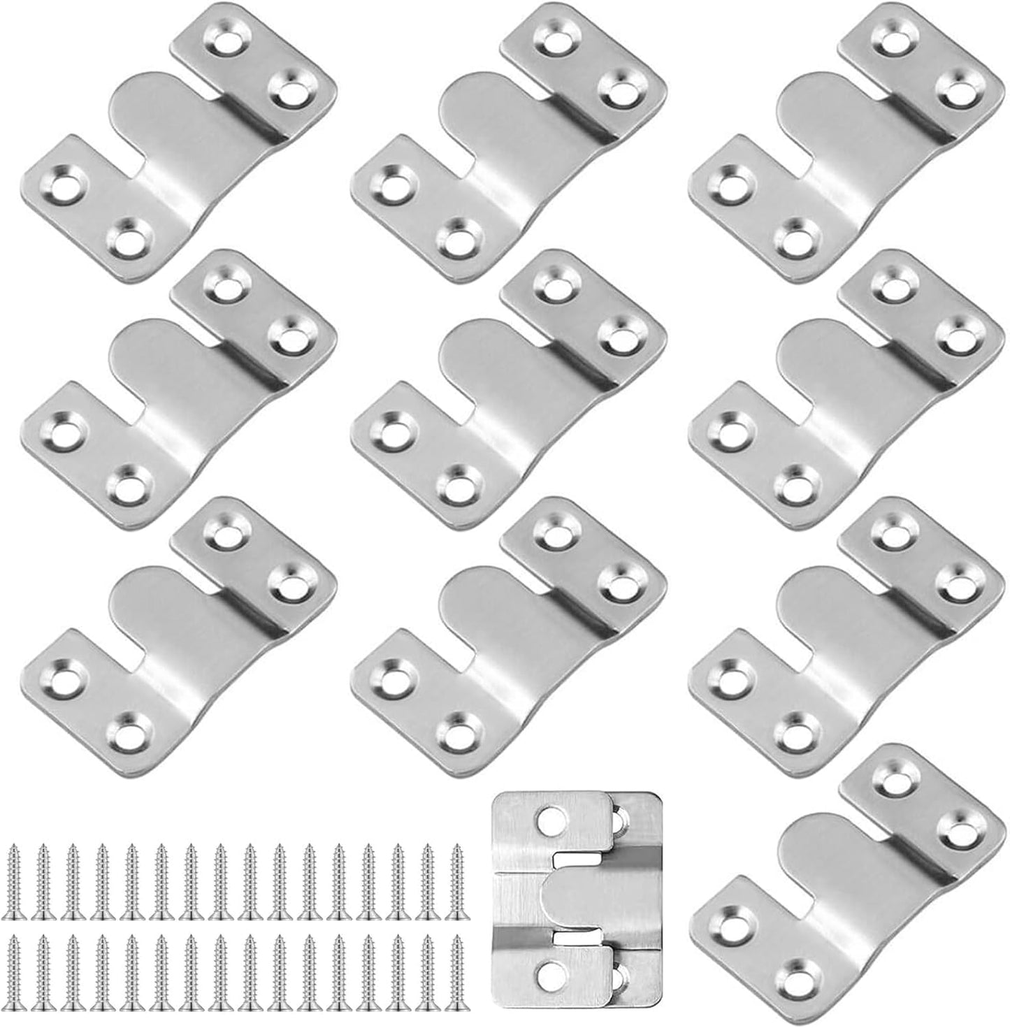SUPPORT ACCROCHAGE  - Crochet Cadre Photo Dissimulé - 10 pcs