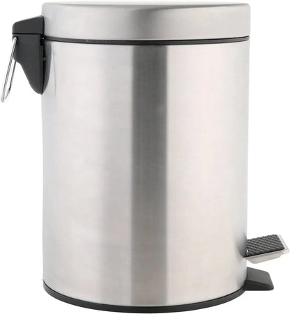 Poubelle à pédale - Acier chromé - 3 litres - SQES