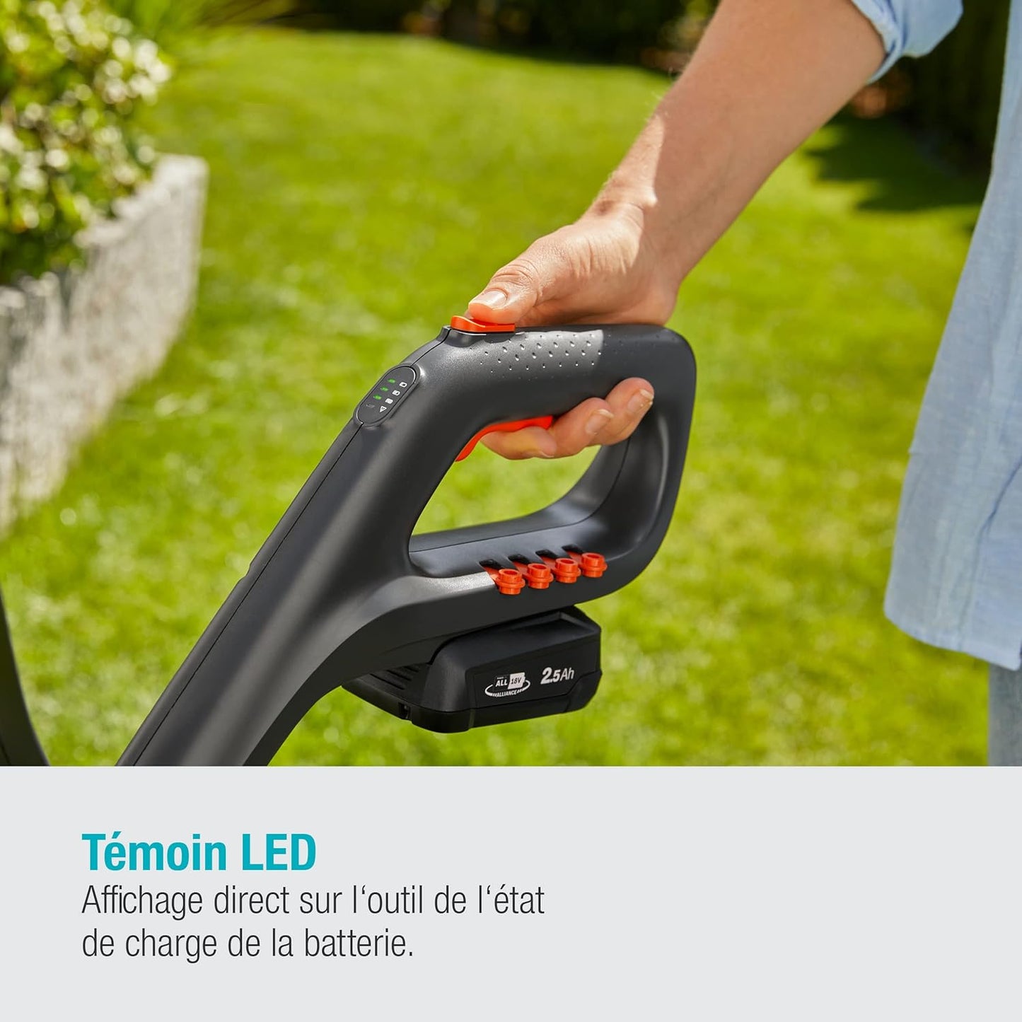 Coupe Bordures Batterie ComfortCut Li-18/23 Kit 18V 2.5Ah (14701-20) GARDENA