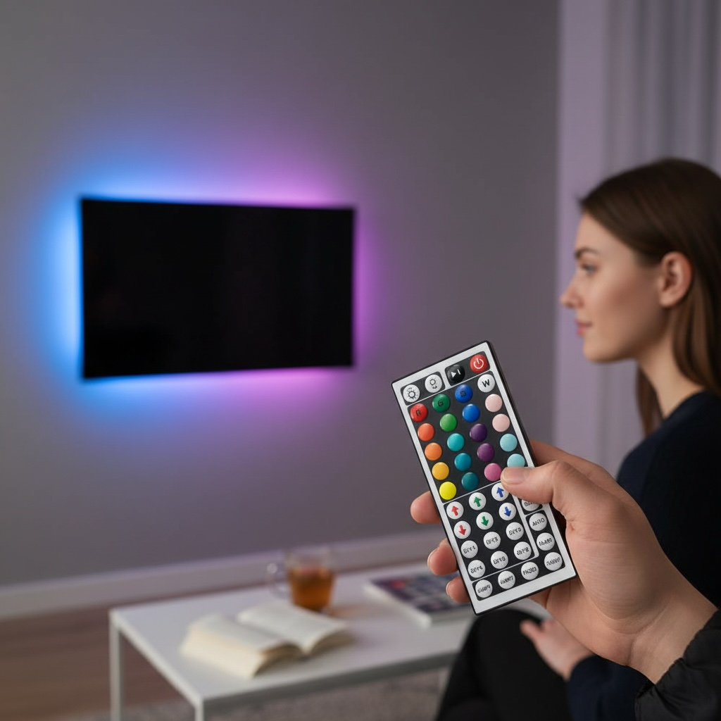 Télécommande Sans Fil 44 Touches RGB pour Ruban LED 3528 5050