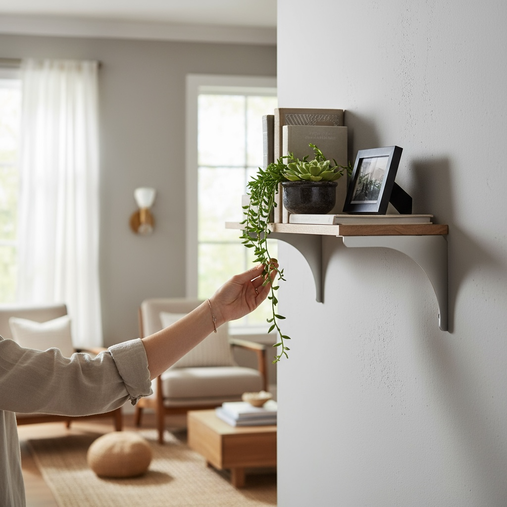 Support étagère inox (2pcs)