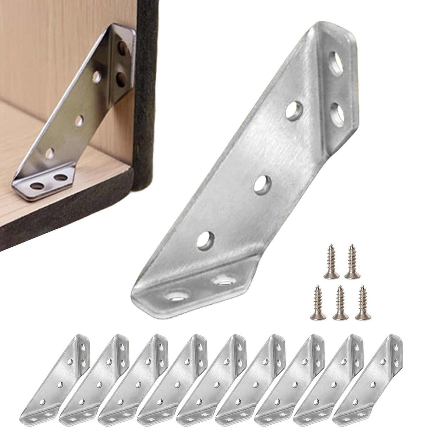 Lot 12 équerre angle pour réparation de meubles