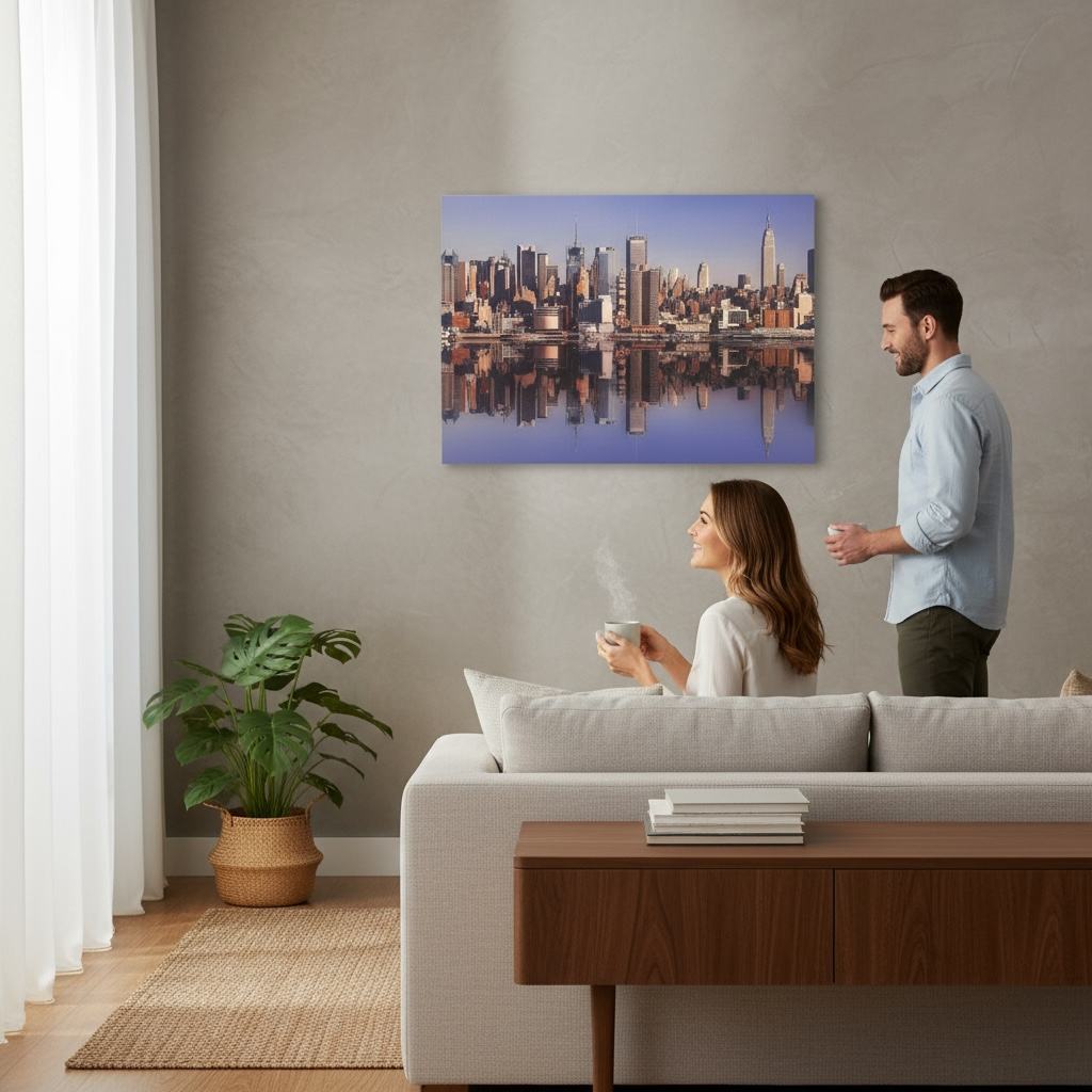 Tableau Lumineux LED Décoratif Mural New York City