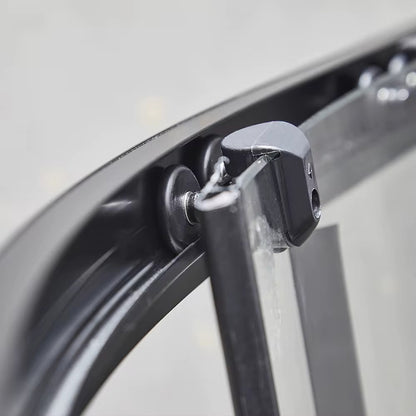 Cabine de douche rond 80/80/190 chromé