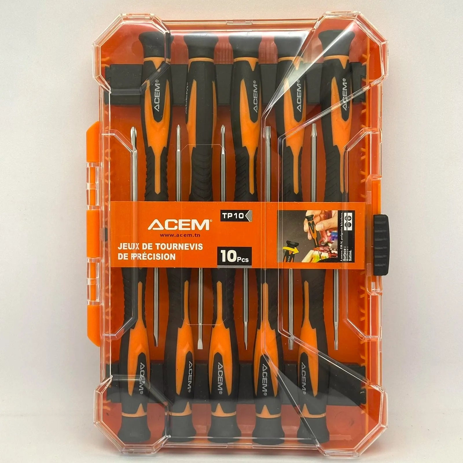 ACEM Jeux de tournevis de précision - multifonctions - 10pcs - SQES