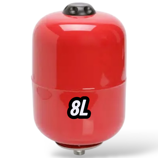 Vase d'Expansion AQUASYSTEM 8L Rouge - Chauffage Central