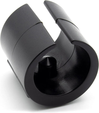 Embout clips noir 18mm - 20 Patins de serrage pour tubes ronds en plastique - SQES
