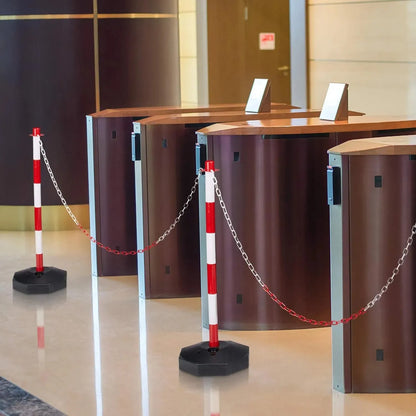 Poteau de signalisation - délimitation chaînes barrière de parking - 90 cm - SQES