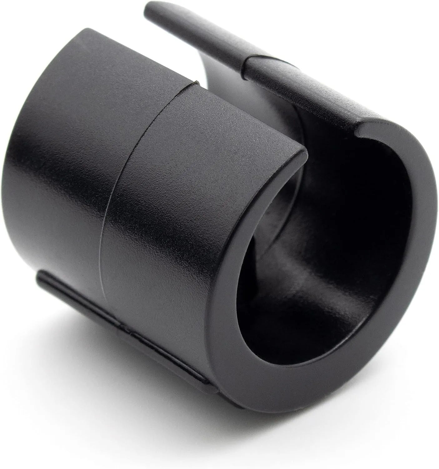 Embout clips noir 18mm - 20 Patins de serrage pour tubes ronds en plastique - SQES