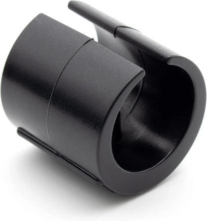 Embout clips noir 18mm - 20 Patins de serrage pour tubes ronds en plastique - SQES