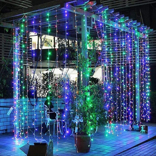 Rideau lumineux Hauteur 3M LED lumière RGB - SQES