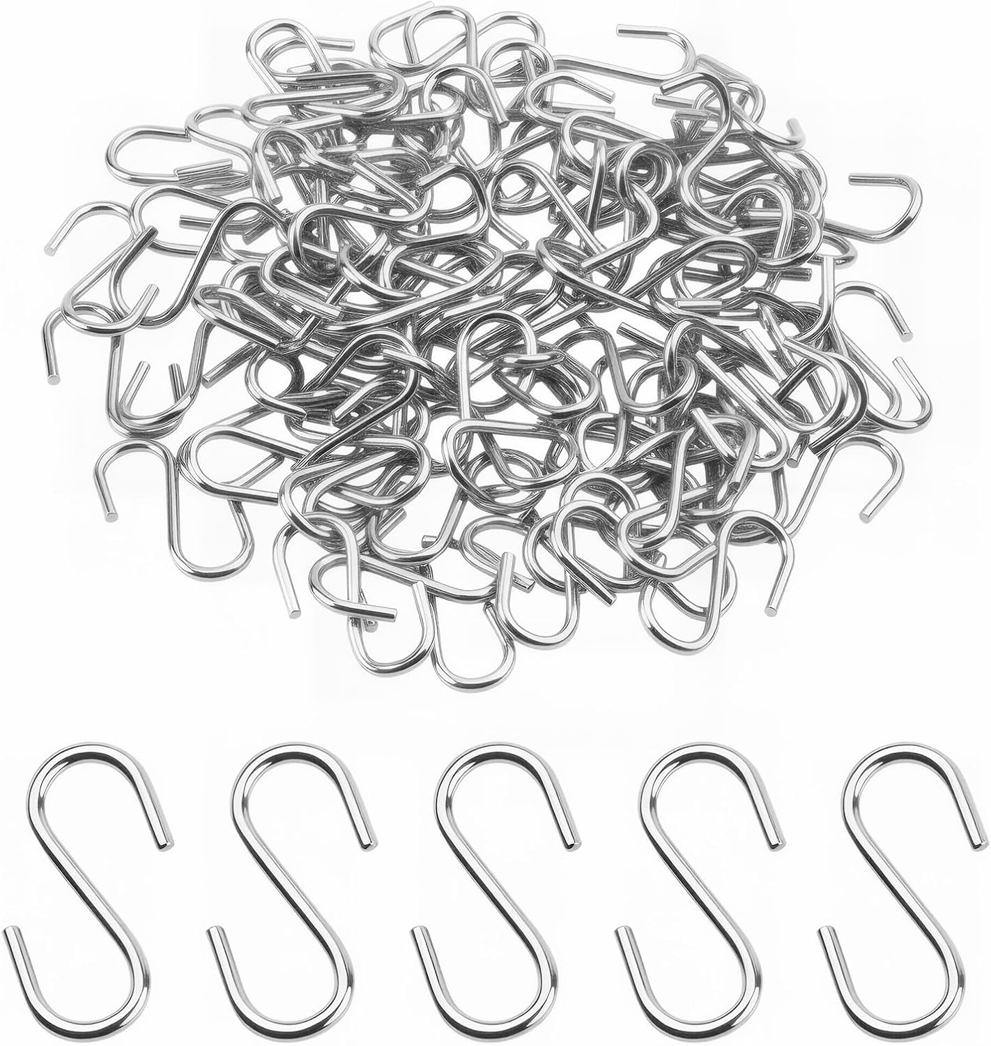 Crochets en S Galvanisés (Lot de 10 pièces)