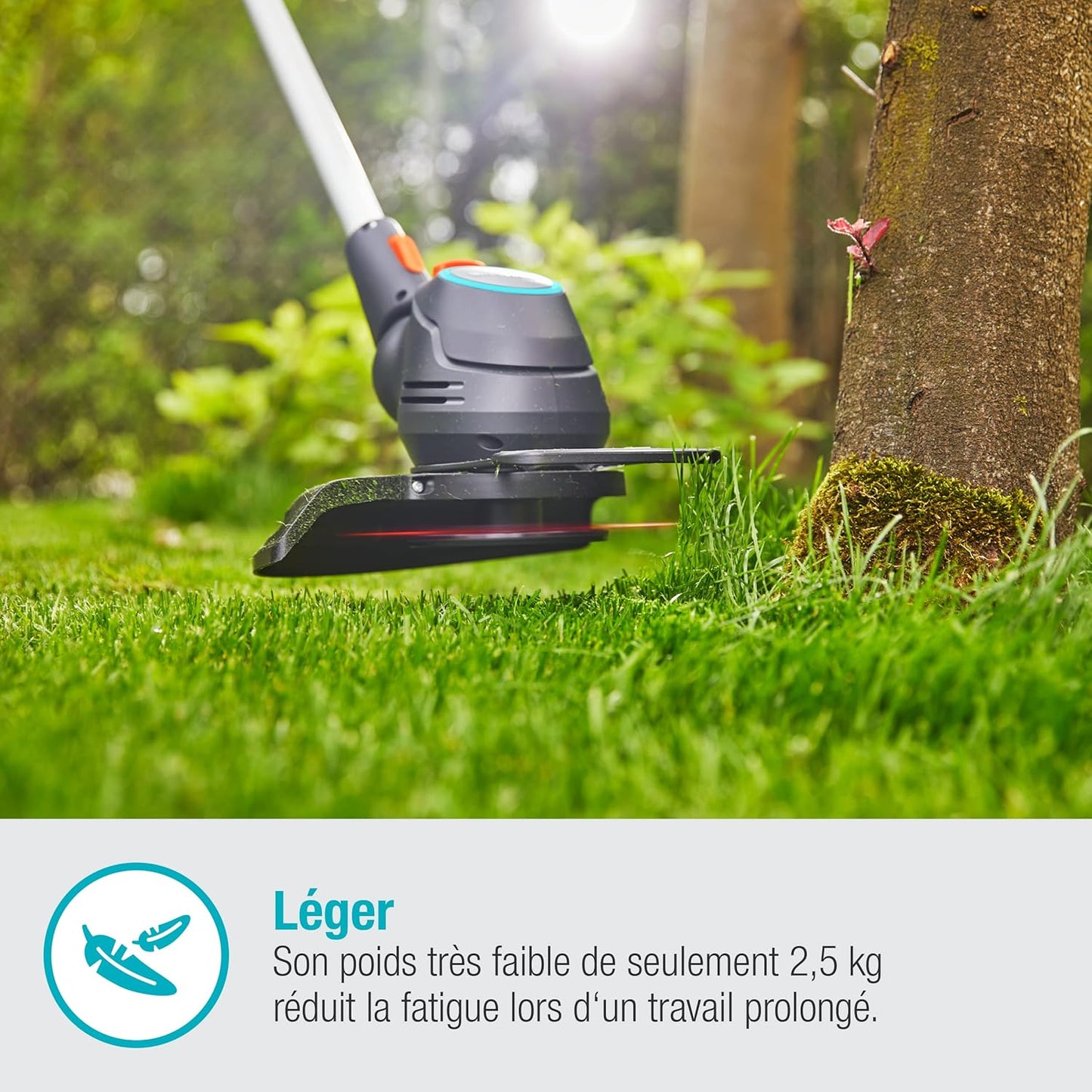 Coupe Bordures Batterie ComfortCut Li-18/23 Kit 18V 2.5Ah (14701-20) GARDENA