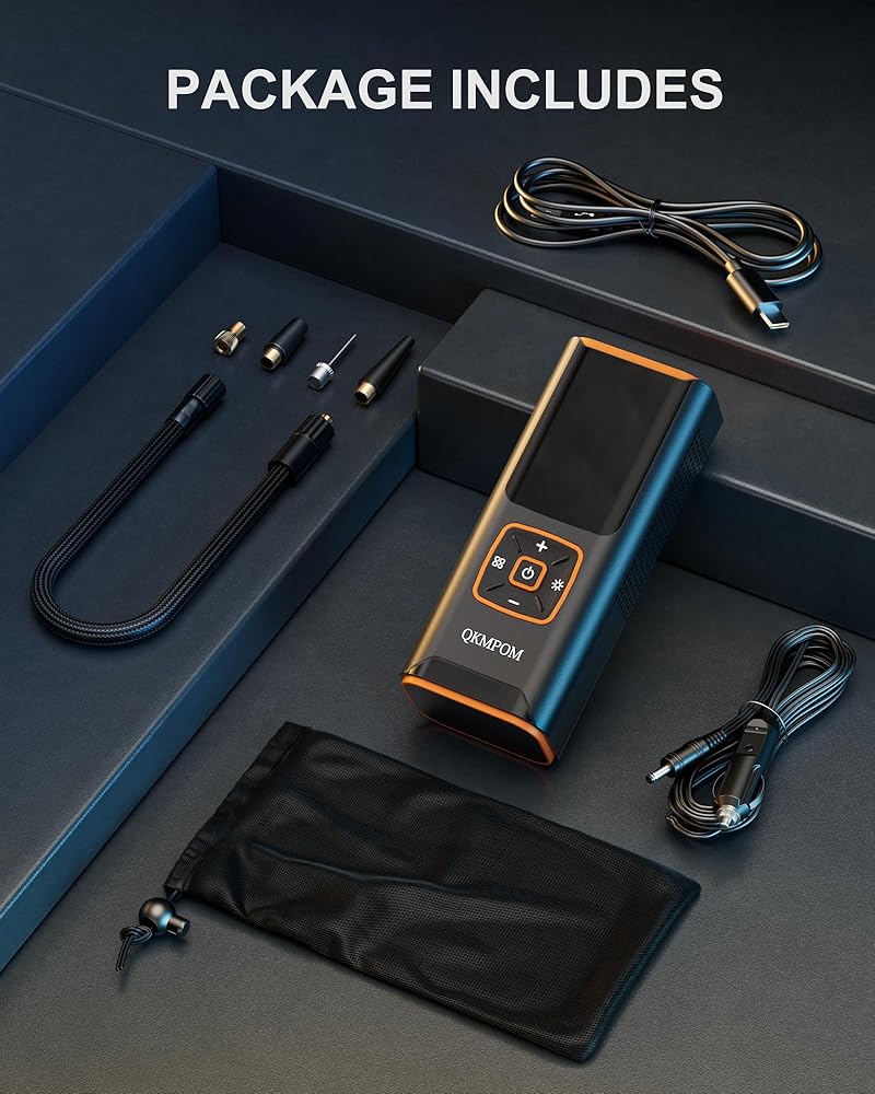 Compresseur Air Portable 180 PSI - Gonfleur Pneu Sans Fil - 50W