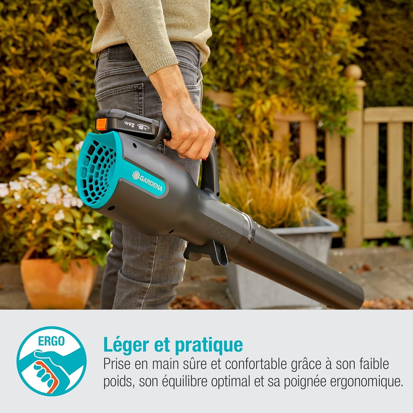 Souffleur à Batterie PowerJet 18V P4A Solo GARDENA