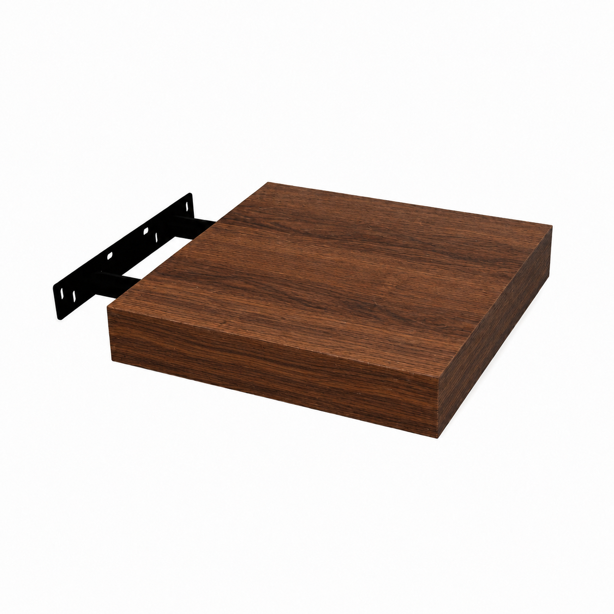 Étagère Murale Flottante en Bois 35x30cm – Noyer