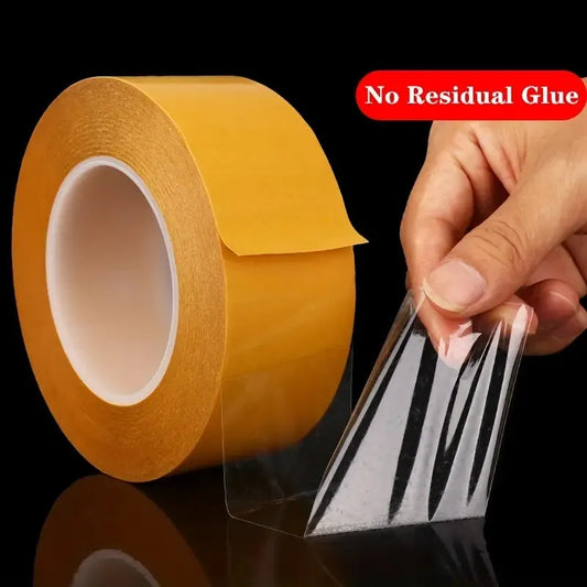 BOSS TAPE Ruban Adhésif Double Face film transparent 48mmx25m - SQES
