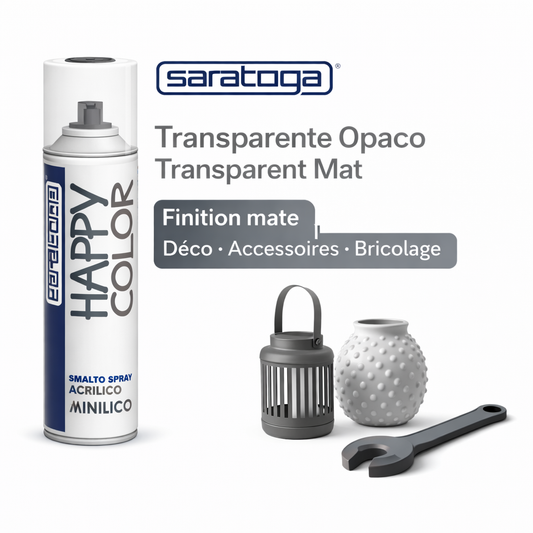 Spray Happy Color Transparent Mat 400ml Réf.150.013 - Saratoga
