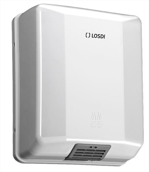 Losdi Sèche mains élégance- Abs blanc - 1600 W