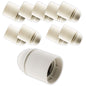Douille Lisse E27 Blanche - Support Ampoule Standard
