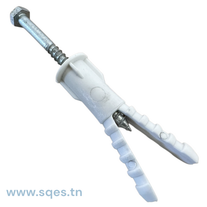 Cheville Plastique en PEHD – Résistance Maximale pour Fixations Solides 8mm