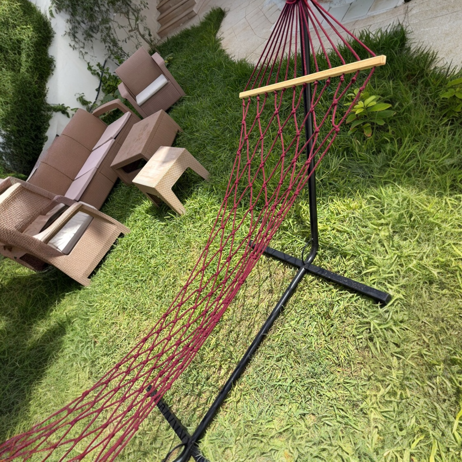 Hamac de jardin premium confortable pour extérieur Sqes Tunisie prix