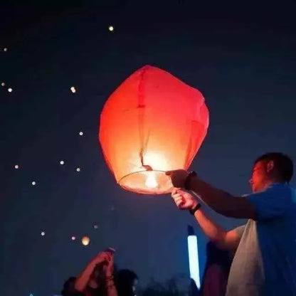 20 Lanterne Volante Pour Fetes - المنطاد الصيني الطائر - القنديل الصيني الطائر - SQES