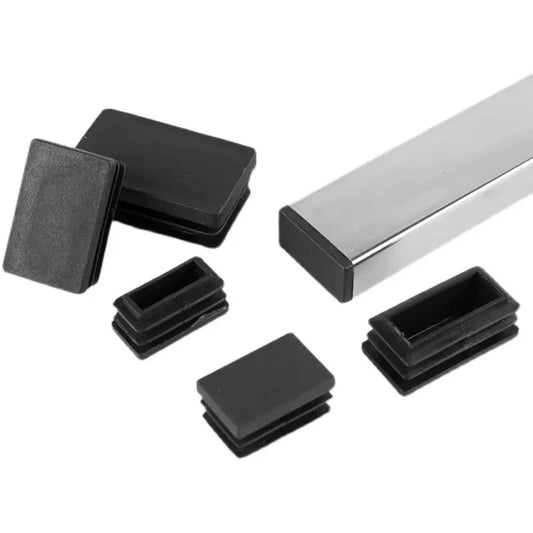 Embout Rectangulaire pour bouchon de meuble - 20 pcs 40mmx30mm NOIR - SQES