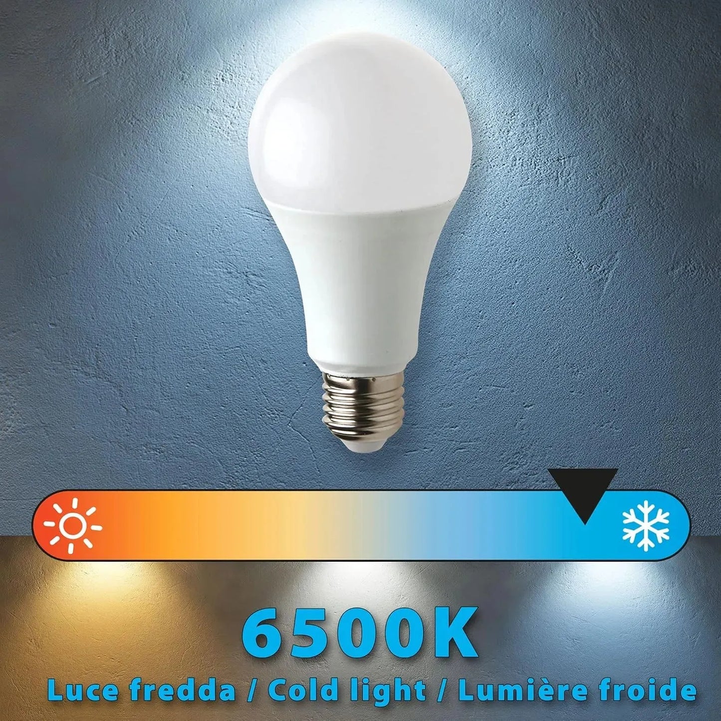 Ampoule LED 18W - E27 - 6500K Blanc Froid - PROLIGHT - SQES