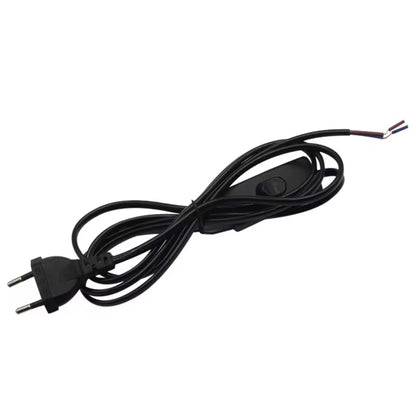 Câble d’alimentation pour veilleuse avec interrupteur long 1,5m noir - SQES