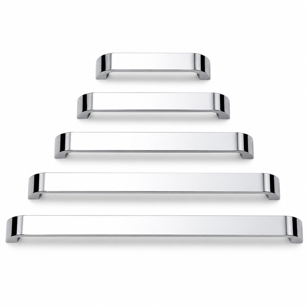 Poignée de Meuble Aluminium Chrome Brillant – Réf E30C