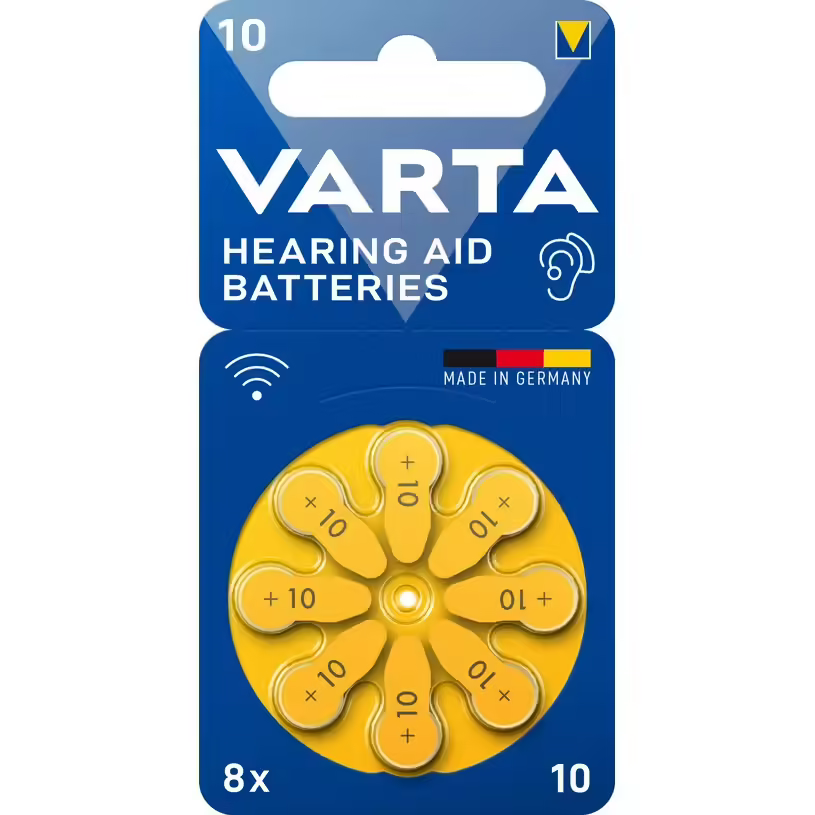 VARTA Pile Auditive 10 BLI 6 - Zinc-Air Ultra-Compacte